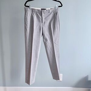 Banana Republic Womens Avery Straight Pant, Grey | Size 4